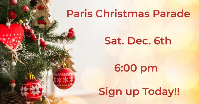 Paris Firefighter's Christmas Parade