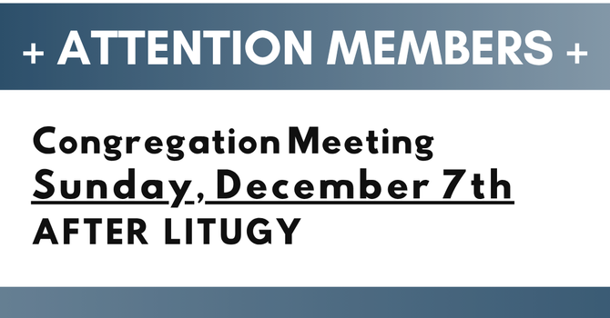 Congregational Meeting