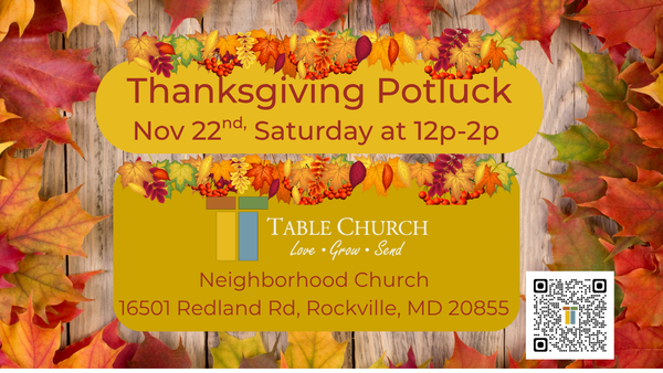 Thanksgiving Potluck