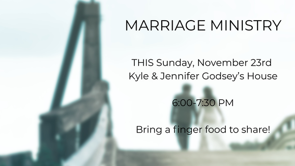 Marriage Ministry Night