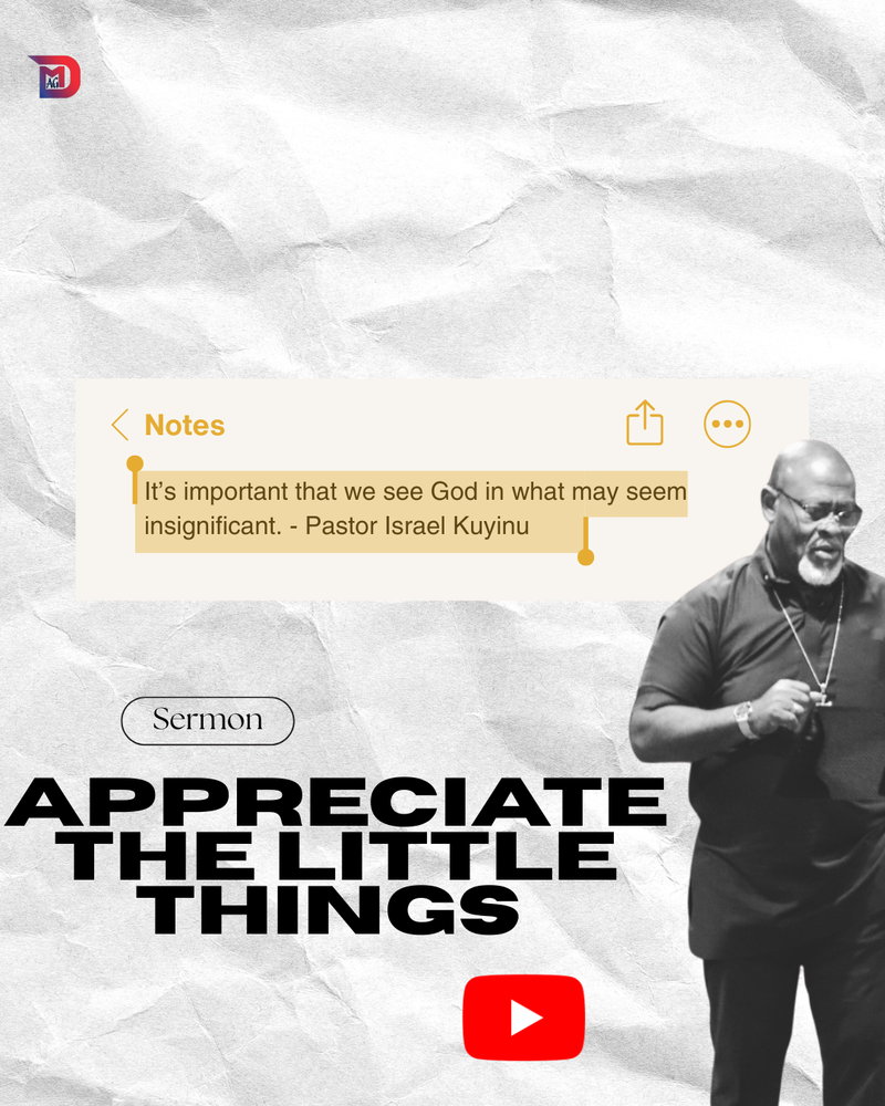 Appreciate the Little Things