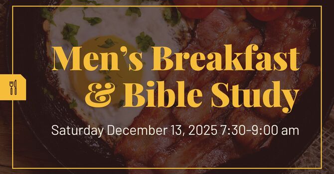 Men's Breakfast & Bible Study