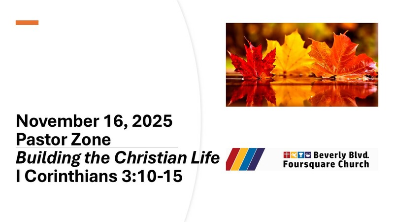 Building the Christian Life