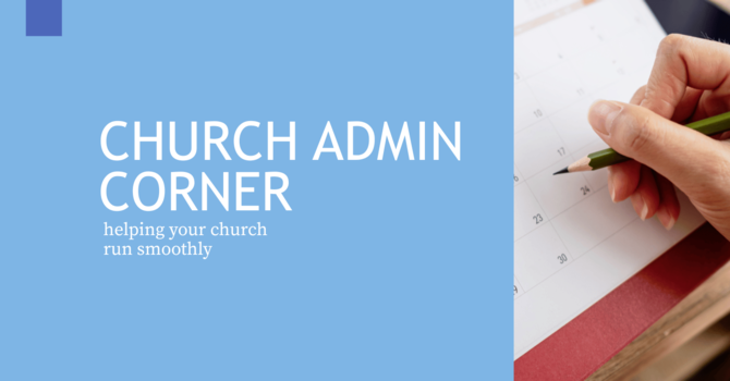 Church Admin Corner image