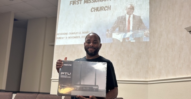First Missionary Baptist Church Announces New Audio-Visual Enhancements Through Generous Member Donations image