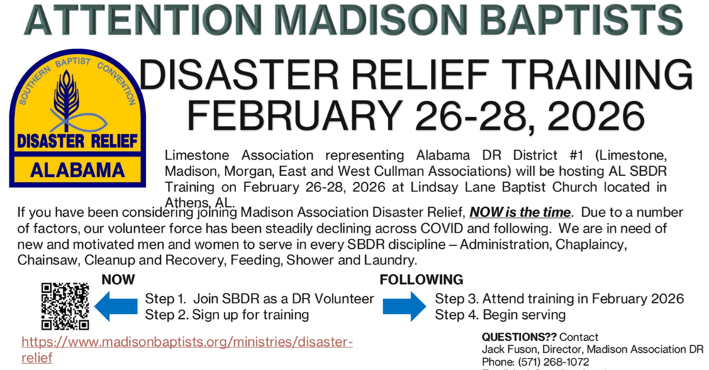 Disaster Relief Training