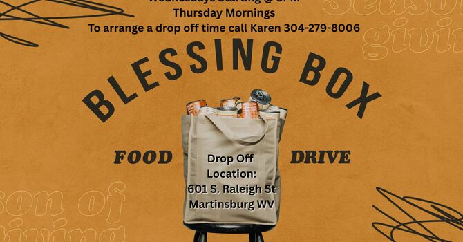 Blessing Box Food Drive