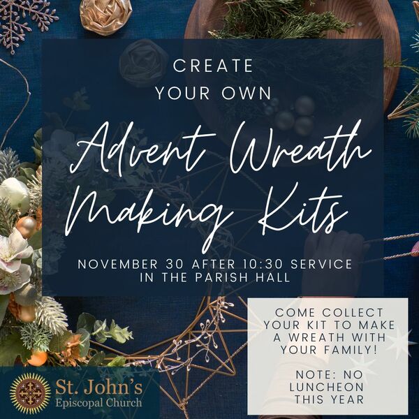 Advent Wreath Decorating