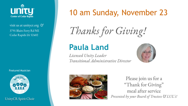 This Sunday at UnityCR