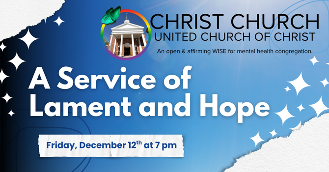 A Service of Lament and Hope