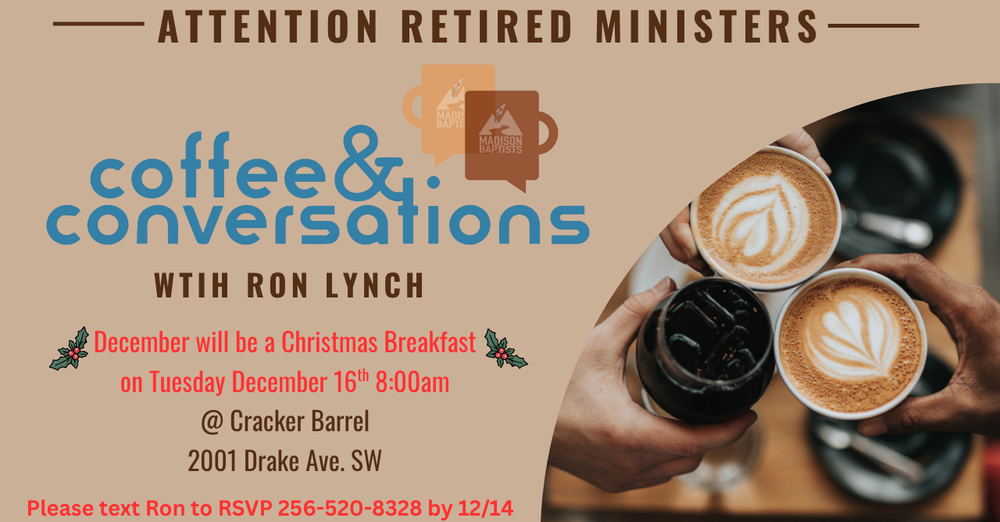 December Coffee & Conversation w/Ron Lynch
