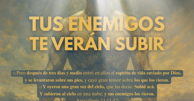 Tus enemigos te verán subir. image