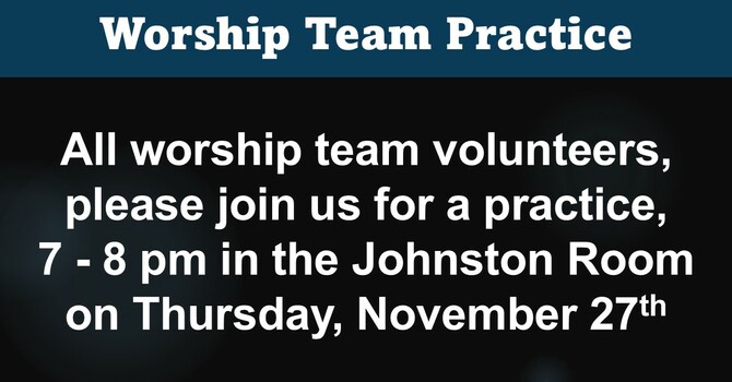 Worship Team Practice