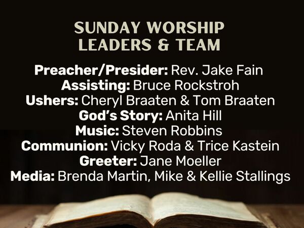 Leading us in Worship