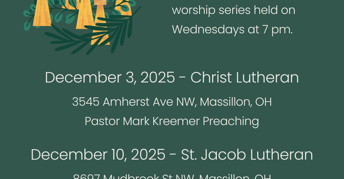 Advent Midweek Services image