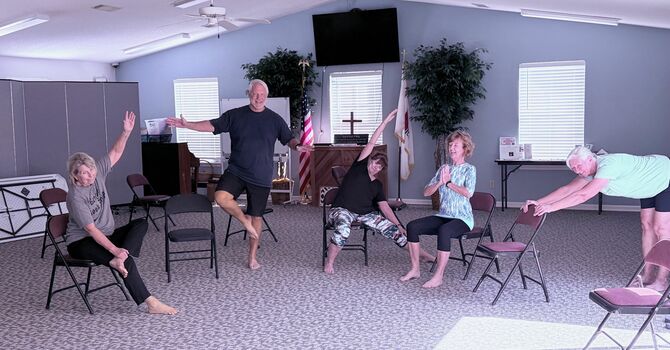 Island Girl (And Guy) Chair Yoga