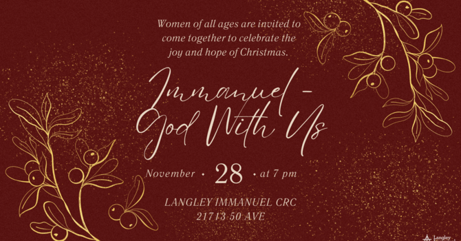 Women's Christmas Event Setup