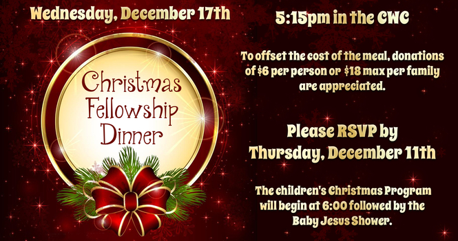 Christmas Fellowship Meal