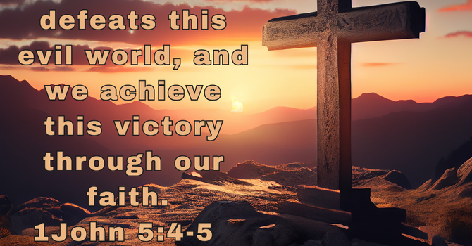 1John 5:4-5  image