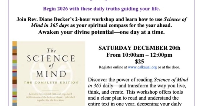 Science of Mind in 365 Days
