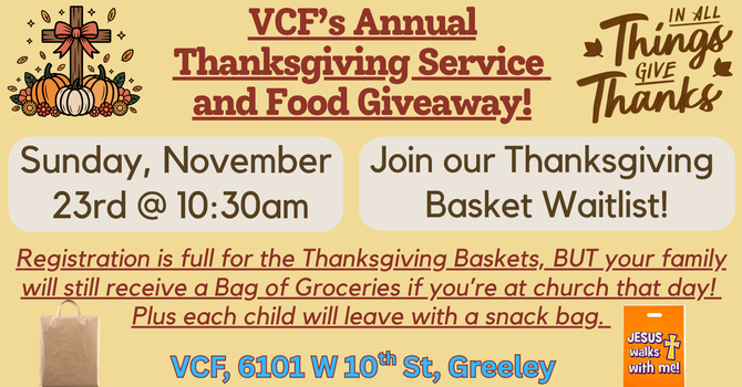 Thanksgiving Service!