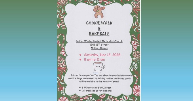 COOKIE WALK AND BAKE SALE