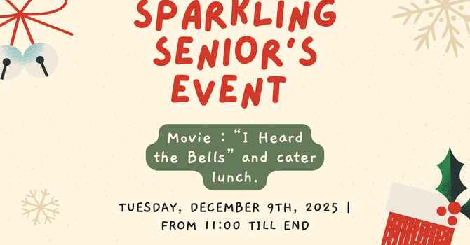 Sparkling Seniors Christmas Dinner