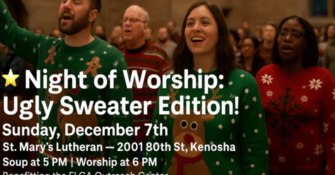 NIGHT OF WORSHIP & SOUP SUPPER image