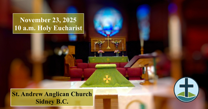 November 23, 2025  10 a.m. Holy Eucharist image