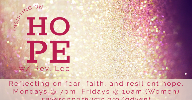 Advent Study: Insisting on Hope