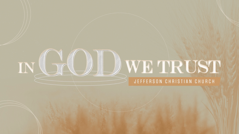 In God We Trust: Week 1