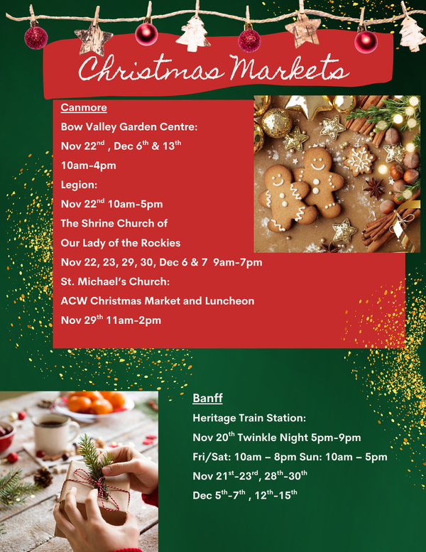 Updated Christmas Market Schedule