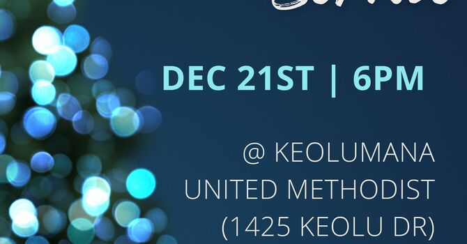 Blue Christmas Worship Service