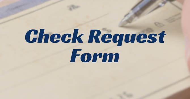 Check Request Form