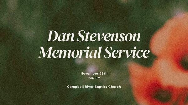 Dan Stevenson Memorial Service