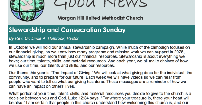 Good News for September-October image