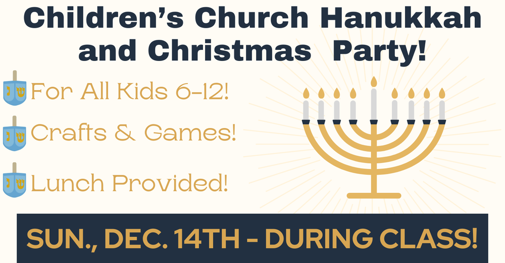 Children's Church Christmas Party
