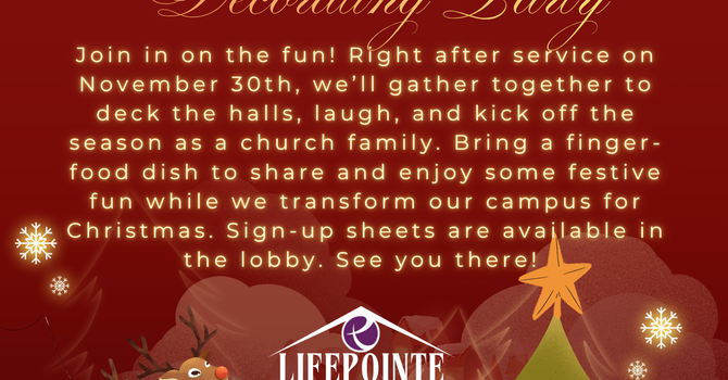 Christmas Decorating Party