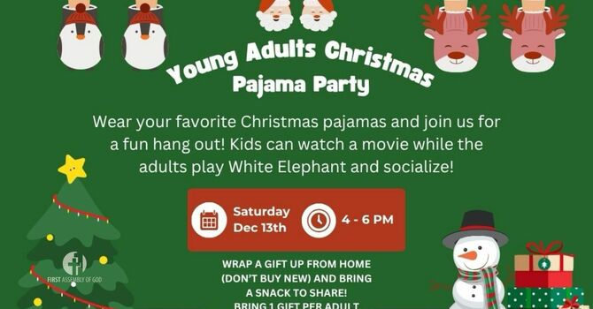 Young Adult Christmas PJ Party 
