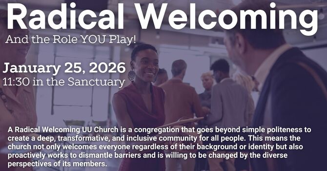 What Role Do YOU Play in Radical Welcoming?
