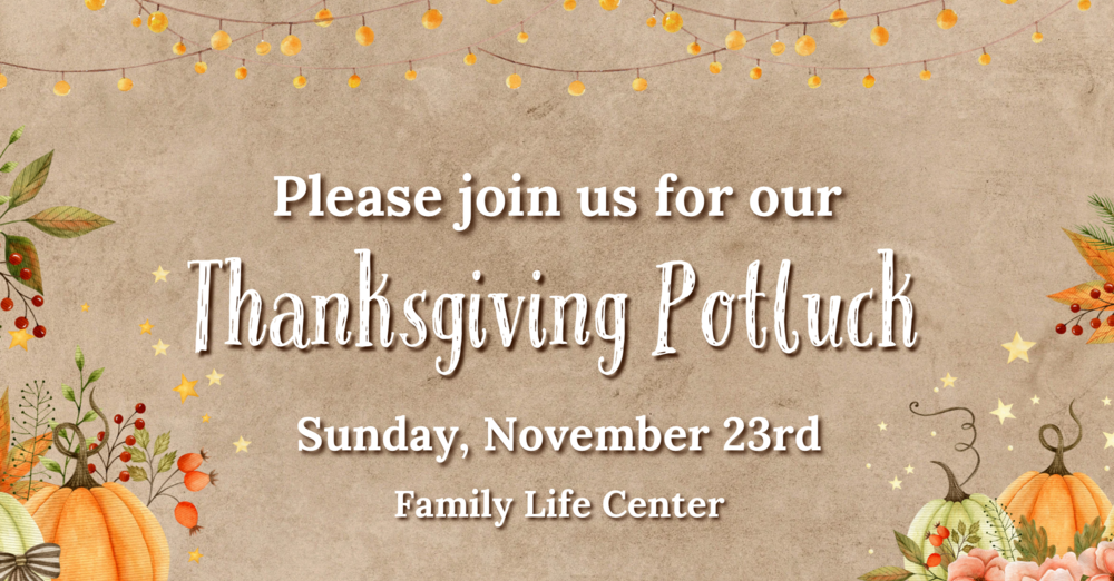 Thanksgiving Potluck