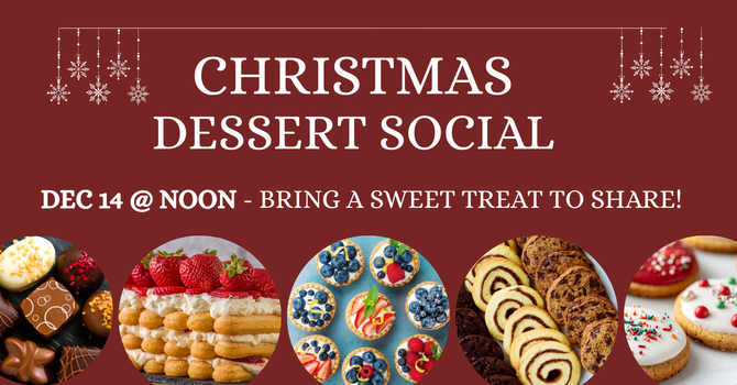 Christmas Dessert Social