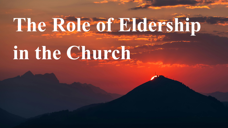 November 16th: Pastor Clint Lange - "The Role of Eldership in the Church"