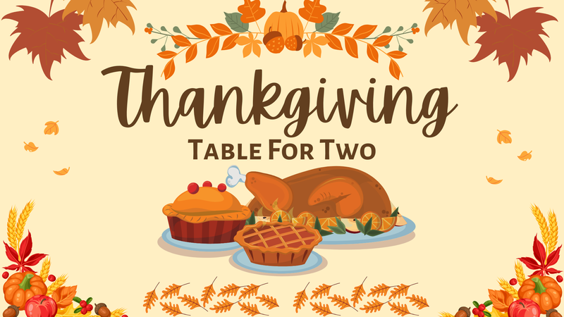 Thanksgiving Table for Two