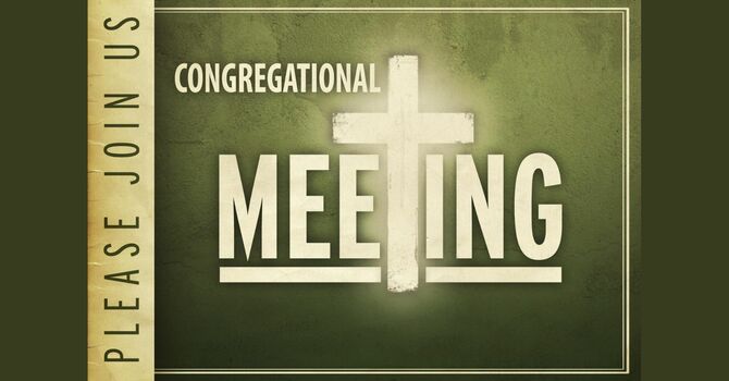 Annual Congregation Meeting