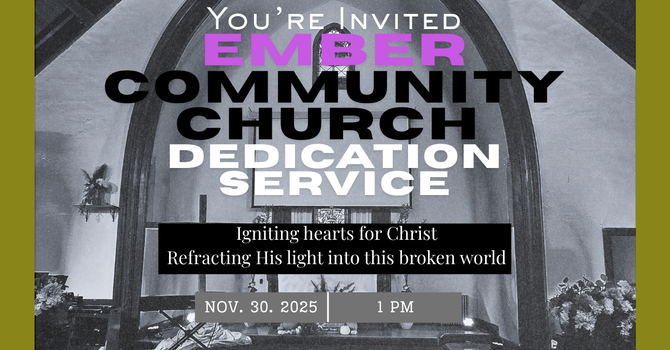 Dedication Service 獻堂崇拜 image