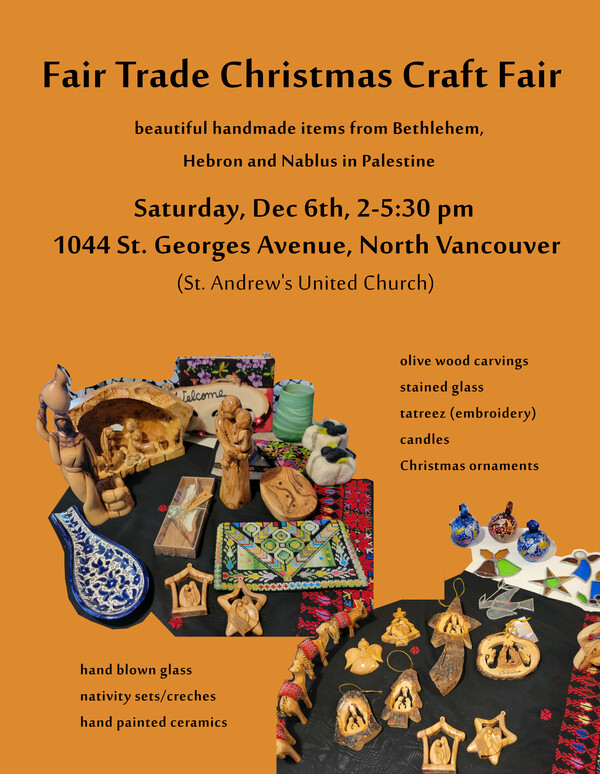 Fair Trade Christmas Crafts – Support Palestinian Artisans  