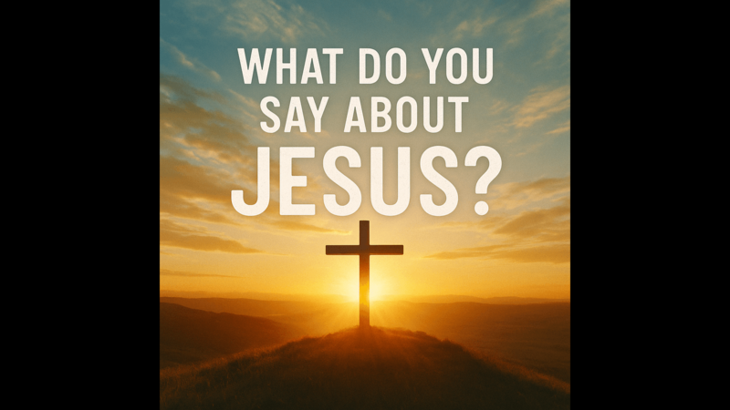 What Do You Say About Jesus