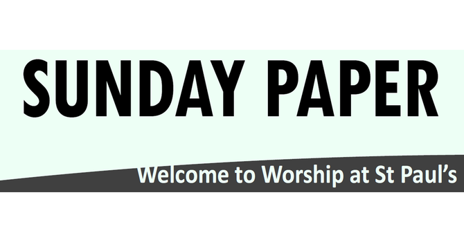 Sunday Paper, 16th November 2025