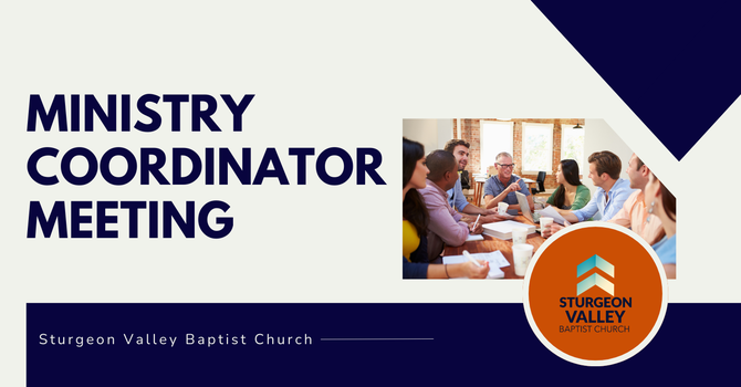 Ministry Coordinator Meeting